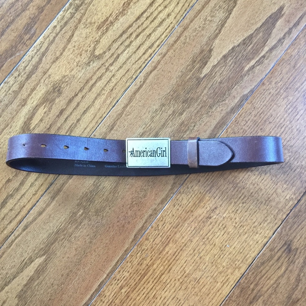 “American Girl” Leather Belt for Girls